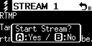 display stream status