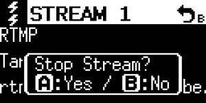 display stream status